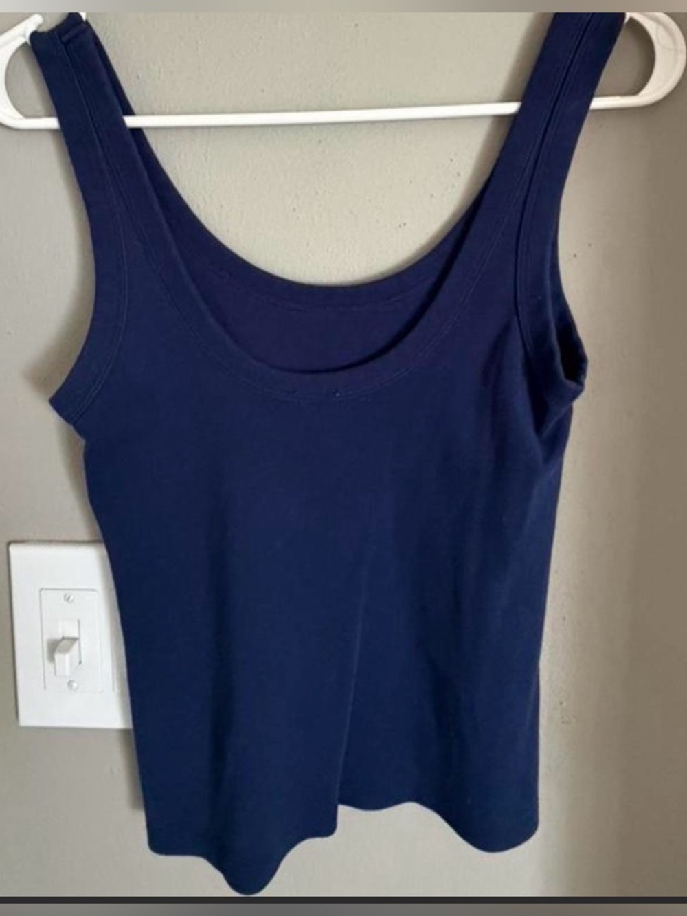 Abercrombie & Fitch Classic Navy Scoop Neck Tank Top Size M
